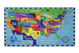 USA Map Rug