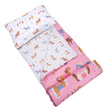 Horses Microfiber Sleeping Bag w/ Pillowcase