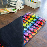 Rainbow Hearts Original Nap Mat