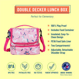 Magical Unicorns Two Compartment Lunch Bag