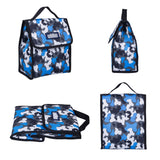 Blue Camo Lunch Bag