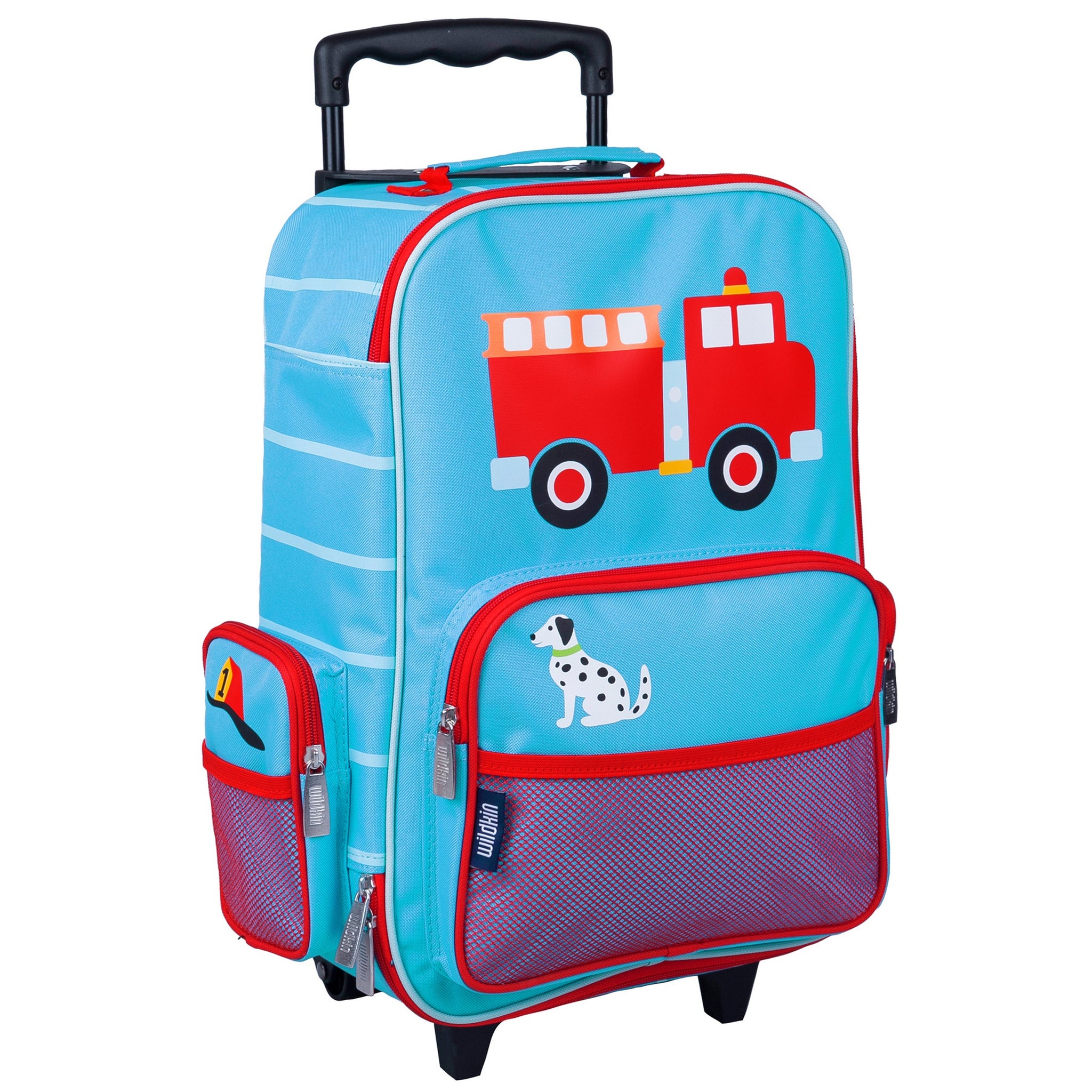Wildkin Kids Rolling Suitcase Luggage (Heroes)