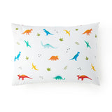 Jurassic Dinosaurs 100% Cotton Flannel Pillowcase - Toddler