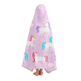 Unicorns Hooded Beach Towel