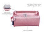 Pink Glitter Toiletry Bag