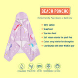 Unicorns Hooded Beach Towel