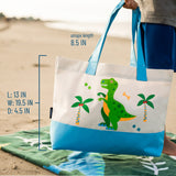 Dinosaur Land Beach Tote