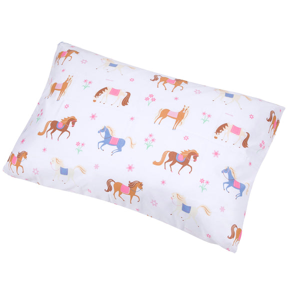 Horses Microfiber Pillow Case