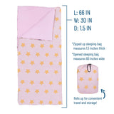 Pink and Gold Stars Original Sleeping Bag