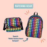 Rainbow Hearts Two Compartment Lunch Bag