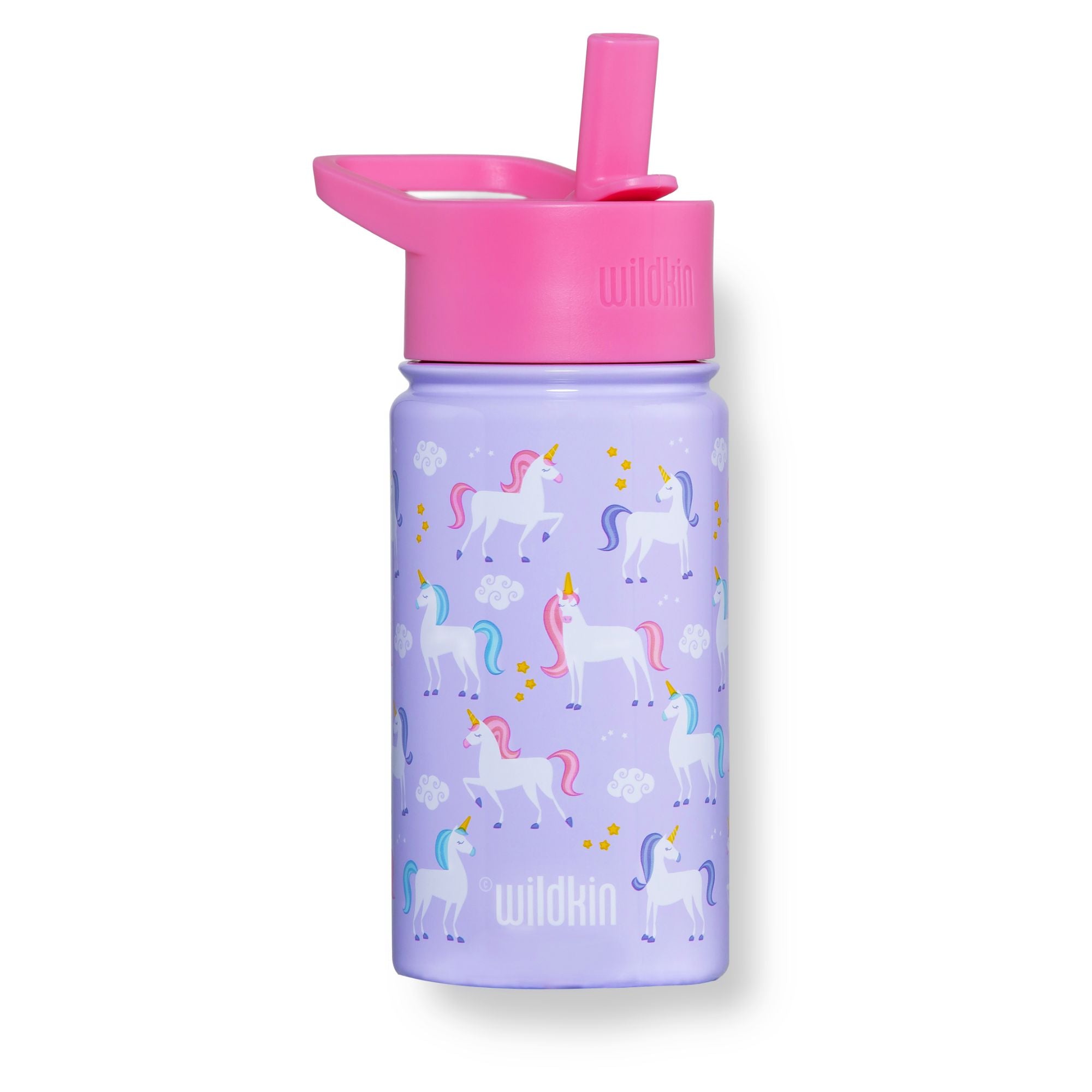 Kids Water Bottle With Straw, Spill Proof, Eco-friendly BPA Free Non Toxic Plastic  Bottles unicorn Water Bottle 