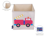 Fire Truck 10" Storage Cube