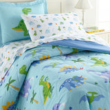 Dinosaur Land 100% Cotton Pillowcase - Standard