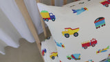 Trains, Planes, Trucks Cotton Bed in a Bag
