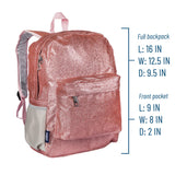 Pink Glitter 16 inch Backpack