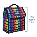 Rainbow Hearts Lunch Bag