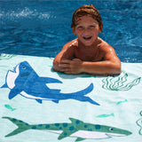 Shark Attack 100% Cotton Beach Towel