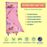 Horses Microfiber Kids Nap Mat