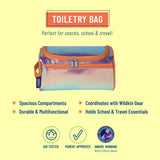 Orange Shimmer Toiletry Bag