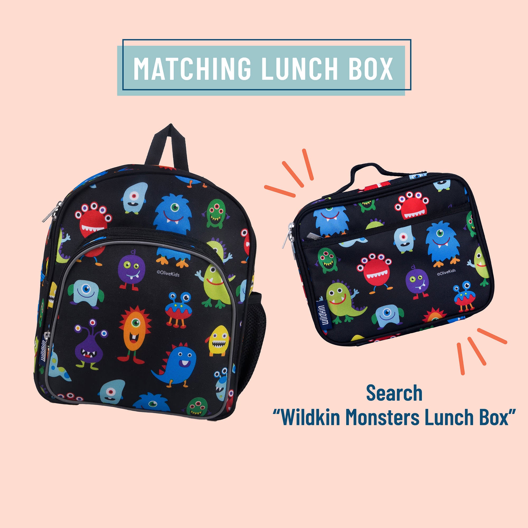 Wildkin - Monster Green Lunch Box