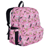 Horses in Pink 17 Inch Backpack