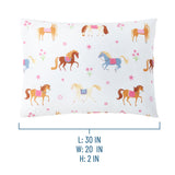 Horses 100% Cotton Pillowcase - Standard