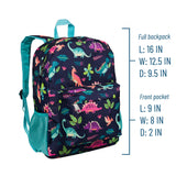 Darling Dinosaurs 16 Inch Backpack