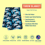Sharks Plush Throw Blanket
