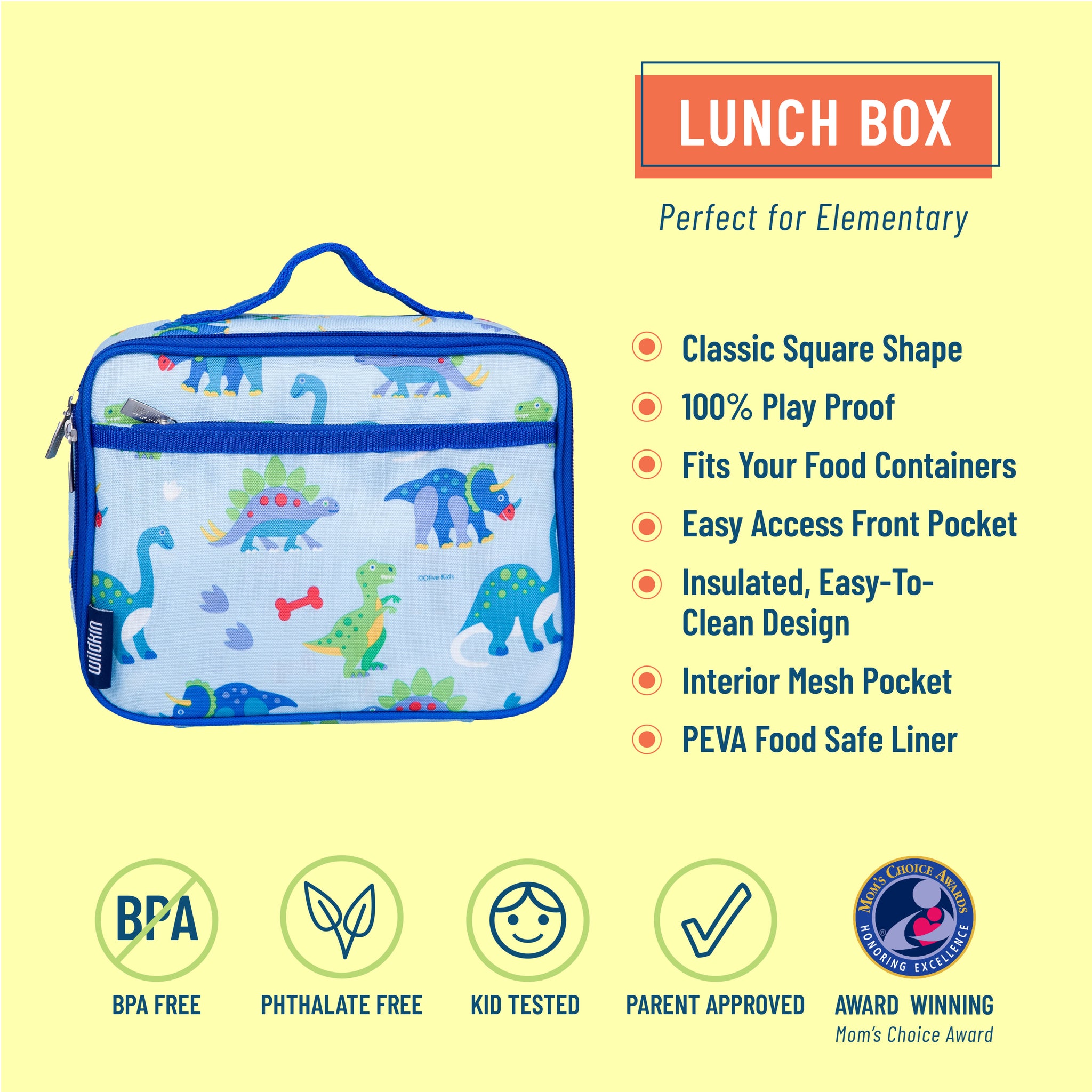 Wildkin Dinosaur Land Lunch Bag