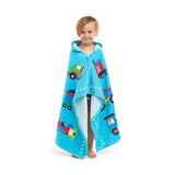 Trains, Planes & Trucks Hooded Beach Towel