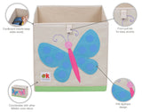 Butterflies 13" Storage Cube