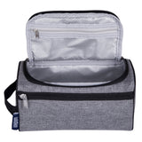 Gray Tweed Toiletry Bag