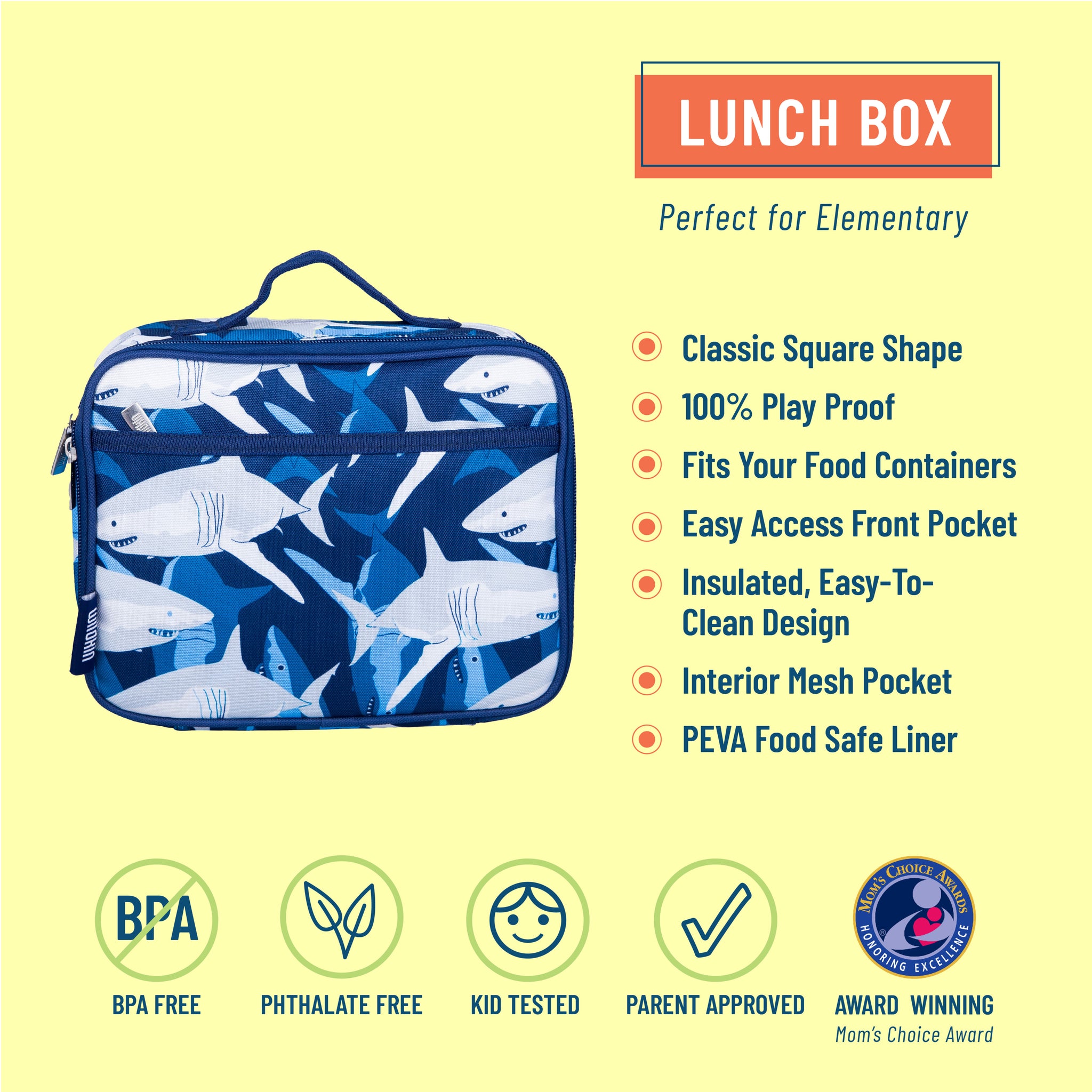 Double Decker Lunch Box - Sharks