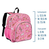 Wild Horses 12 Inch Backpack