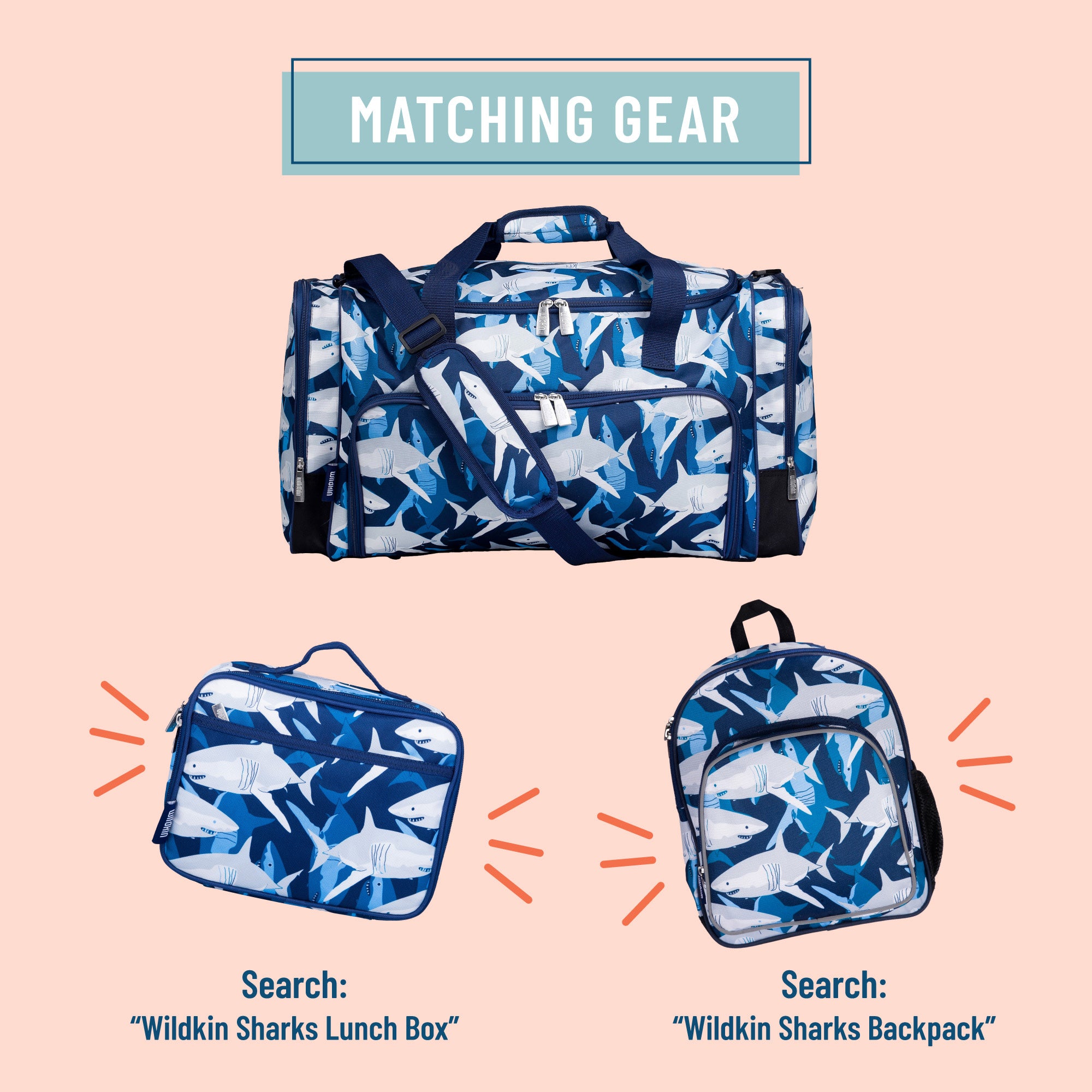 Kids' Shark Weekender Bag - Cat & Jack™ Blue : Target