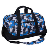 Blue Camo Overnighter Duffel Bag