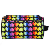 Rainbow Hearts Toiletry Bag