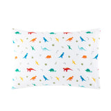 Jurassic Dinosaurs 100% Cotton Flannel Pillowcase - Standard