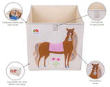 Horses 13" Storage Cube