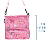 Wild Horses Two Compartment Lunch Bag