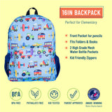 Trains, Planes & Trucks 16 Inch Backpack