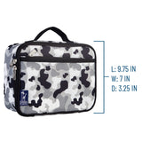 Gray Camo Lunch Box