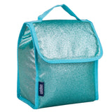 Blue Glitter Lunch Bag