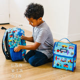 Trains, Planes & Trucks 15 Inch Backpack