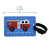 Fire Truck Bag Tags (2 pk)
