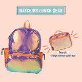 Orange Shimmer 17 inch Backpack