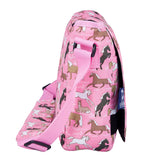 Horses in Pink 13 Inch x 10 Inch Messenger Bag