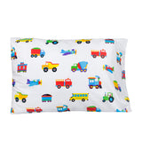 Trains, Planes & Trucks 100% Cotton Pillowcase - Standard