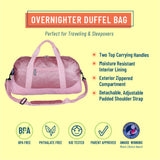 Pink Glitter Overnighter Duffel Bag