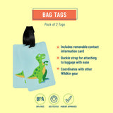 Dinosaur Land Bag Tags (2 pk)